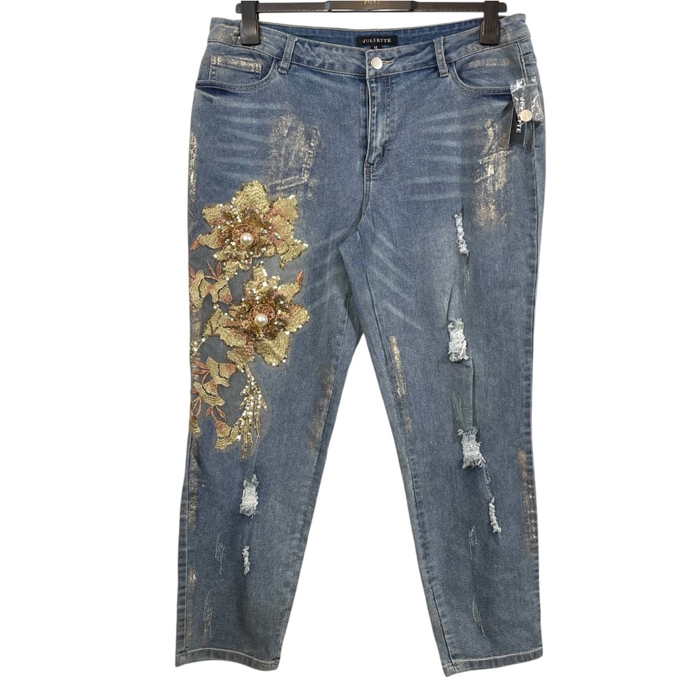 NWT Juliette Embellished Jeans 😍